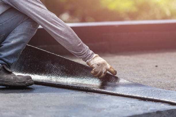 Professional Waterproofing technician working in Dousman, WI